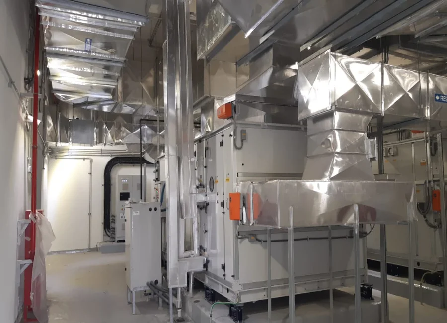 RIC HVAC works at Doosan Tuwaiq